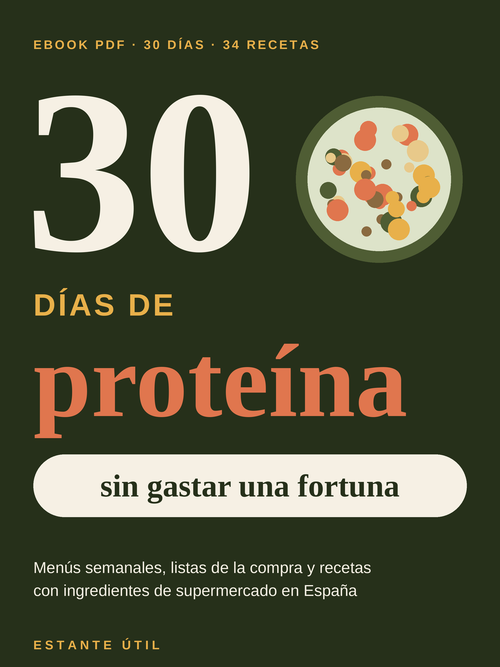 Portada del ebook 30 días de proteína sin gastar una fortuna